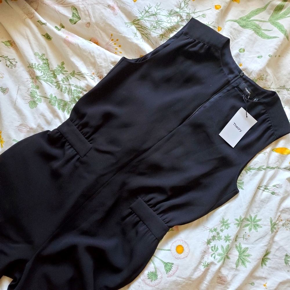 *NWT* Theory Shirred Jumpsuit (sz 2)
